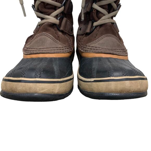 Sorel Joan of Arctic Tall Boots Women's Sz 6 Brown Waterproof Insulated Lace Up - Picture 3 of 13